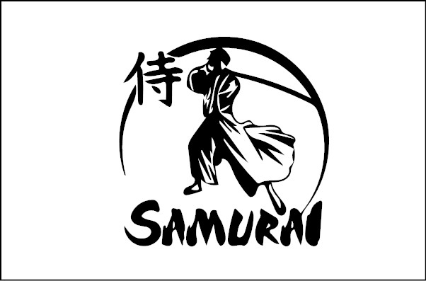 naklejka na samochód na auto samurai